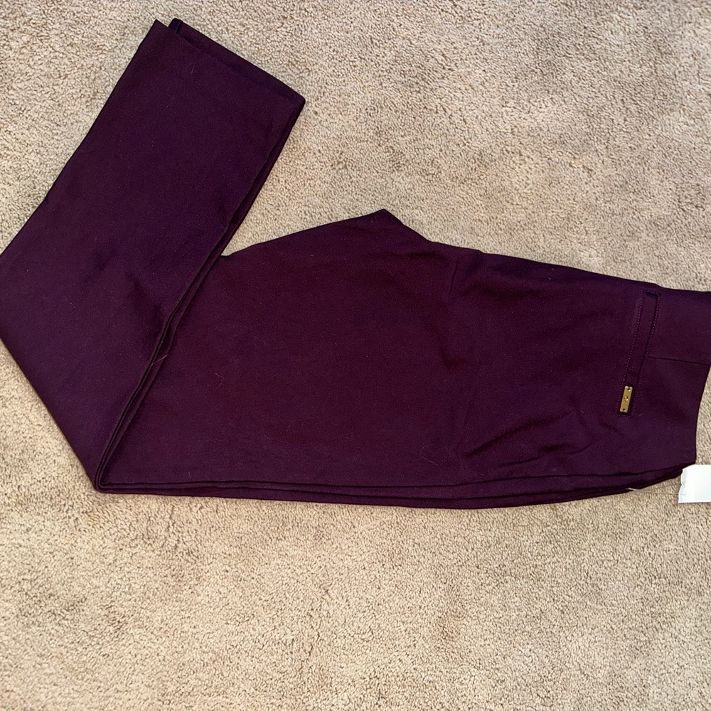 Calvin Klein Burgundy Pants